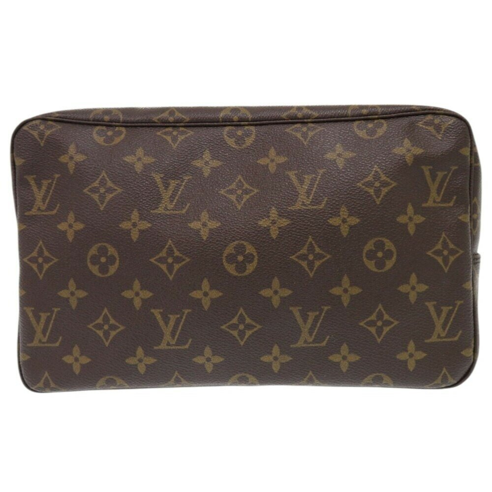 LOUIS VUITTON Authentic Brown Monogram Pouch - Picture 3 of 11